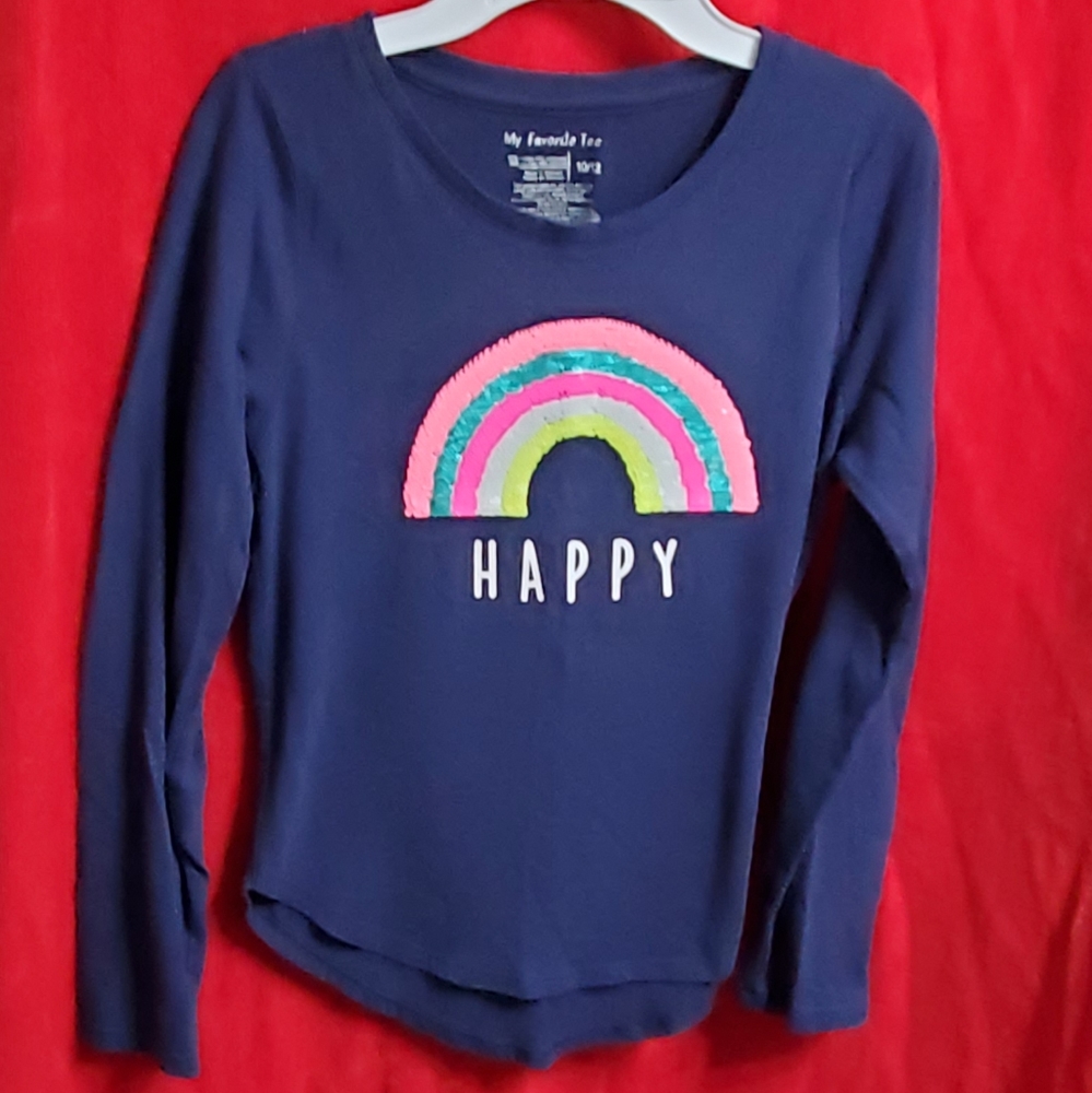 ❣B2G2 on$4 ❣Girls sequin rainbow long sleeve tee